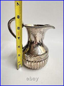 Vintage Walker & Hall Silver Plate 4-Piece Tea Set 3053