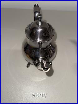 Vintage Wilcox Joanne International Silver Plate Coffee and Tea Set 3 Piece Set