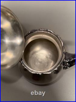 Vintage Wilcox Joanne International Silver Plate Coffee and Tea Set 3 Piece Set