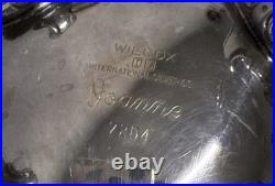 Vintage Wilcox Joanne International Silver Plate Coffee and Tea Set 3 Piece Set