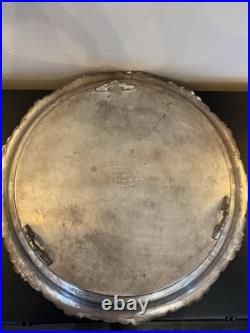 Vintage Wilcox Silver Plate Tea Set with Tray + Bonus Pieces Military Inscribed