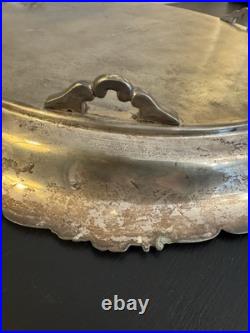 Vintage Wilcox Silver Plate Tea Set with Tray + Bonus Pieces Military Inscribed