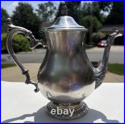 Vintage Wm Rogers Silver Plate 5-Piece Coffee Tea Service