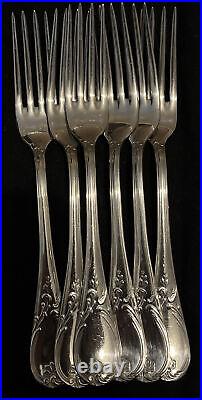 Vintage french Guy Degrenne silver plated Louis XV style 24piece Cutlery Set