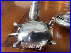 Vintage silver condiment set hallmarked possibly antique
