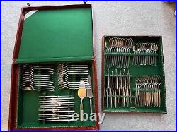 Vintage silver plated 85 piece cutlery set, WMF 90-30 patent, German