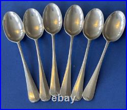 Vintage silver plated Mappin & Webb rattail 48 piece cutlery canteen oak box