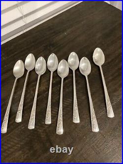 Vtg 1953 Bridal Corsage Wallace Silver plate 12 Place Setting With Serving Piece