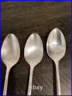 Vtg 1953 Bridal Corsage Wallace Silver plate 12 Place Setting With Serving Piece