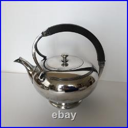 Vtg Art Deco 1920-30s Meriden Britannia 980 Silver Plate 4 Piece Tea Coffee Set