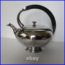 Vtg Art Deco 1920-30s Meriden Britannia 980 Silver Plate 4 Piece Tea Coffee Set