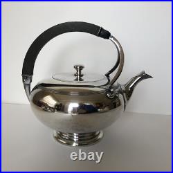 Vtg Art Deco 1920-30s Meriden Britannia 980 Silver Plate 4 Piece Tea Coffee Set