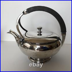Vtg Art Deco 1920-30s Meriden Britannia 980 Silver Plate 4 Piece Tea Coffee Set