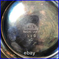 Vtg Art Deco 1920-30s Meriden Britannia 980 Silver Plate 4 Piece Tea Coffee Set