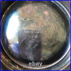 Vtg Art Deco 1920-30s Meriden Britannia 980 Silver Plate 4 Piece Tea Coffee Set