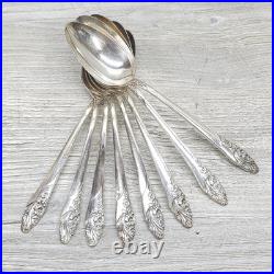 Vtg Community Oneida Evening Star Silver Plate 44 Piece Silverware Serving For 8