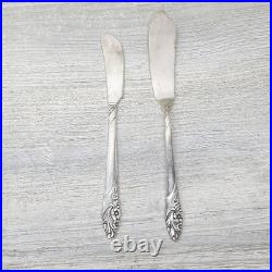 Vtg Community Oneida Evening Star Silver Plate 44 Piece Silverware Serving For 8