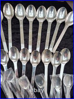 Vuillermet Cutlery 85 Piece Heavy Silver Plate Stamped