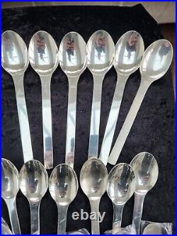 Vuillermet Cutlery 85 Piece Heavy Silver Plate Stamped