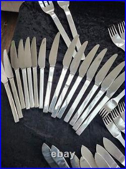 Vuillermet Cutlery 85 Piece Heavy Silver Plate Stamped