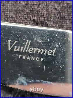 Vuillermet Cutlery 85 Piece Heavy Silver Plate Stamped