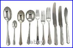 WALKER & HALL Silver Plate Cutlery ST JAMES Pattern 60 Piece Canteen for 6