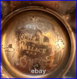 WALLACE Silver Plate 5 Piece Coffee Tea Service withTray By Christopher Wren