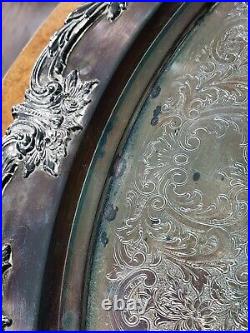 WALLACE Silver Plate 6 Piece Coffee Tea Service withTray By Christopher Wren