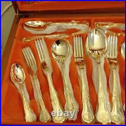 WEBBER & HILL Sheffield Ancestor Plated Silver Plated 60 Piece Boxed Cutlery Set