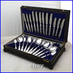 WESTMINSTER Pattern Elkington & Co Silver Service 50 Piece Canteen of Cutlery