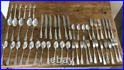 WHITE STAR LINE Mappin & Webb Canteen Of Cutlery 51 Piece Silver Plated