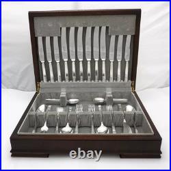 WINDSOR Pattern Thomas Turner & Co Silver Service 50 Piece Canteen of Cutlery