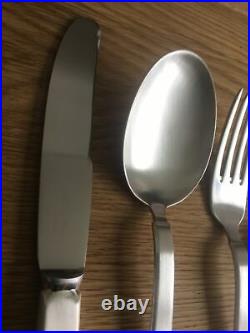 WMF 2500 Dessert Cutlery 6 People 30 Pieces 90er Plated Matte! Top Condition