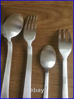 WMF 2500 Dessert Cutlery 6 People 30 Pieces 90er Plated Matte! Top Condition