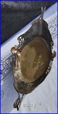 WMF Art Nouveau Centrepiece Planter C 1906 Silver Plate Maiden 46 x 21 cm