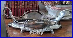 WMF Art Nouveau Jardiniere Centre Piece Silver Plated Circa 1900 full WMF marks