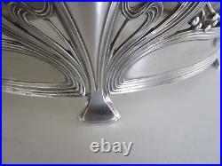 WMF Art Nouveau Jardiniere, Centre Piece, Silver Plated, Glass Liner, Circa 1900