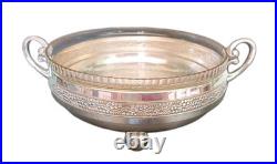 WMF Art Nouveau Silver Plated Centre Piece Footed Twin Handles With Original