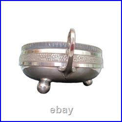 WMF Art Nouveau Silver Plated Centre Piece Footed Twin Handles With Original