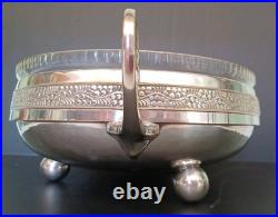 WMF Art Nouveau Silver Plated Centre Piece Footed Twin Handles With Original