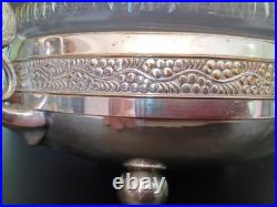 WMF Art Nouveau Silver Plated Centre Piece Footed Twin Handles With Original