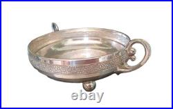 WMF Art Nouveau Silver Plated Centre Piece Footed Twin Handles With Original
