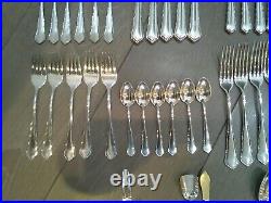 WMF Cutlery flatware Model 2100 Chippendale 90 Silver plated 54 pieces lot. Wmf