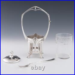 WMF Silver Plate Secessionist Pickle Frame c1905