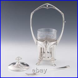 WMF Silver Plate Secessionist Pickle Frame c1905
