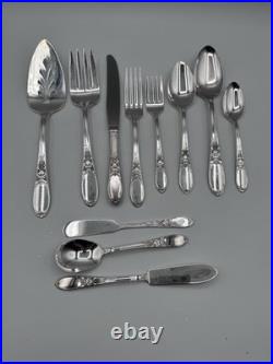 WM Rogers Service For 8 Silver Plate Flatware Set 60 Piece Lot