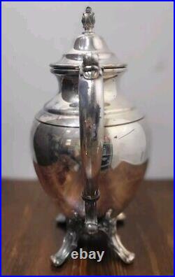 WM Rogers Silver Plate Vtg Coffee Tea Service 7 Piece Set