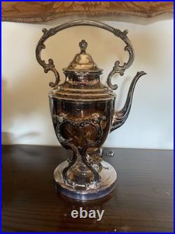 WM Rogers Silver Plate Vtg Coffee Tea Service 7 Piece Set