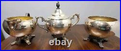 WM Rogers Silver Plate Vtg Coffee Tea Service 7 Piece Set