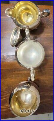 WM Rogers Silver Plate Vtg Coffee Tea Service 7 Piece Set
